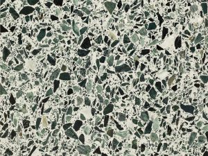 Honed Verde Leaf Terrazzo Stone. Code: MC32102