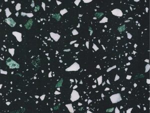 Honed Lenore Black Terrazzo Stone. Code: MC37175