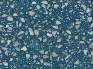 Honed Mira Blue Terrazzo Stone. Code: MC37176