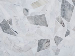 Honed Aragon Bianco Terrazzo Stone. Code: MC38580