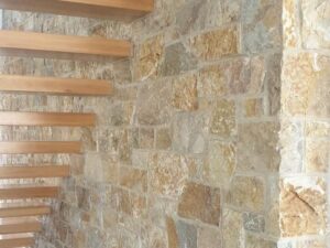 Random Sizes Sahara Limestone Wall Cladding. Code: MC38776