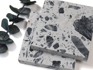Honed Laziale Grigio Terrazzo Stone. Code: MS103140