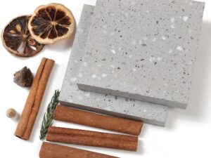 Honed Latina Grigio Terrazzo Stone. Code: MS103141