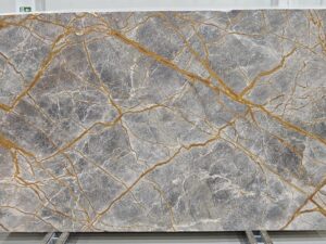 Honed Torrent Grey Natural Marble Slab. Code: MS103146