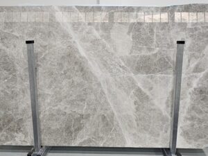 Polished Argentio Grigio Natural Marble Slab. Code: MS103149