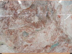 Polished Moraleja Coral Natural Marble Slab: Code: MS103162