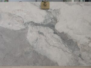 Honed Segovia Grey Natural Quartzite Slab. Code: MS103164