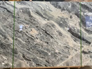 Polished Nogueira Grey Natural Quartzite Slab. Code: MS103169