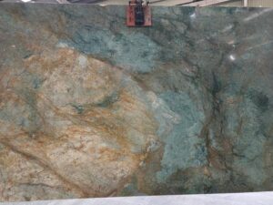 Polished Outeiro Ocean Green Natural Marble Slab. Code: MS103174