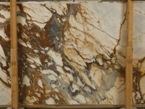 Polished Vidago Bianco Natural Marble Slab. Code: MS103177