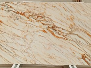 Honed calacatta Galante Natural Marble Slab. Code: MS103178