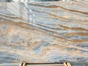 Polished Palissandro Natural Marble Slab. Code: MS103189