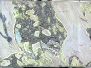 Polished Oyster White Natural Quartzite Slab. Code: MS103201
