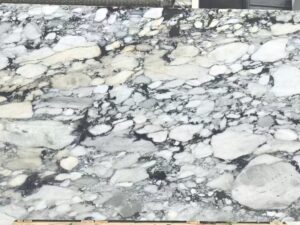 Honed Arabescato Natural Marble Slab. Code: MS103209