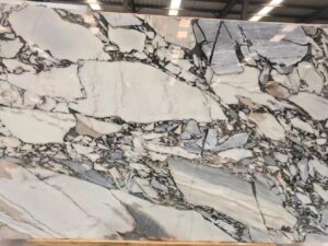 Polished Ventosa Bianco Natural Marble Slab. Code: MS103214