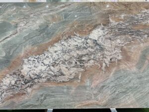 Polished Capela Green Natural Quartzite Slab. Code: MS103215