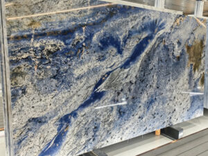 Polished Azul Blue Natural Granite Slab. Code: MS103219