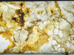Polished Extra Pearl Oyster Natural Onyx Slab. Code: MS103268