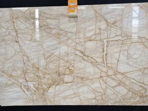 Polished Concicao Latte Natural Marble Slab. Code: MS103292