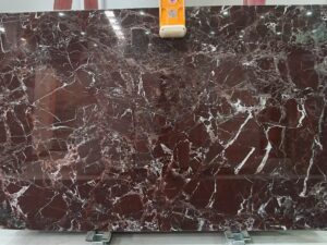 Polished Rosso Lavante Natural Marble Slab. Code: MS103298