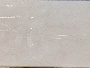 Polished Crema Marfil Natural Stone Slab. Code: MS103308