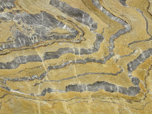 Polished Almocabar Yellow Natural Marble Slab. Code: MS103325