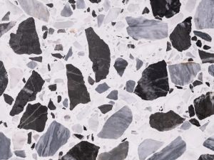 Honed Padre Grey Terrazzo Stone. Code: MS103352
