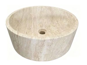 Honed Ojos Natural Stone Benchmount Basin. Code: MS103359