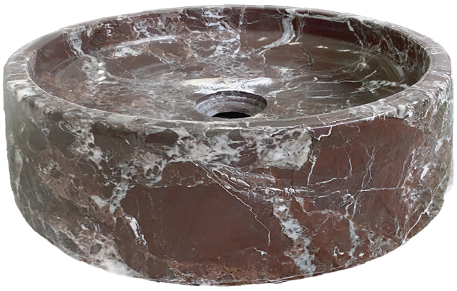Honed Ojos Natural Stone Benchmount Basin. Code: MS103359 - Image 5