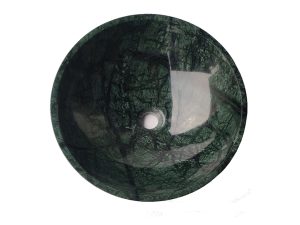 Polished Amazon Green Natural Marble Benchmount Basin. Code: MS103363
