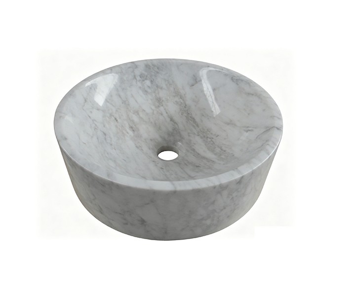 Honed Ojos Natural Stone Benchmount Basin. Code: MS103359 - Image 2