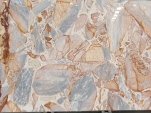 Polished Arapgir Ocra Natural Marble Slab. Code: MC39523