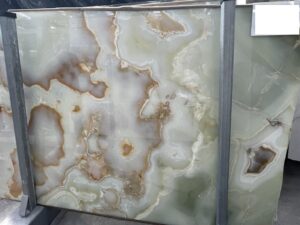 Polished Seco Jade Natural Onyx Slab. Code: MS103180
