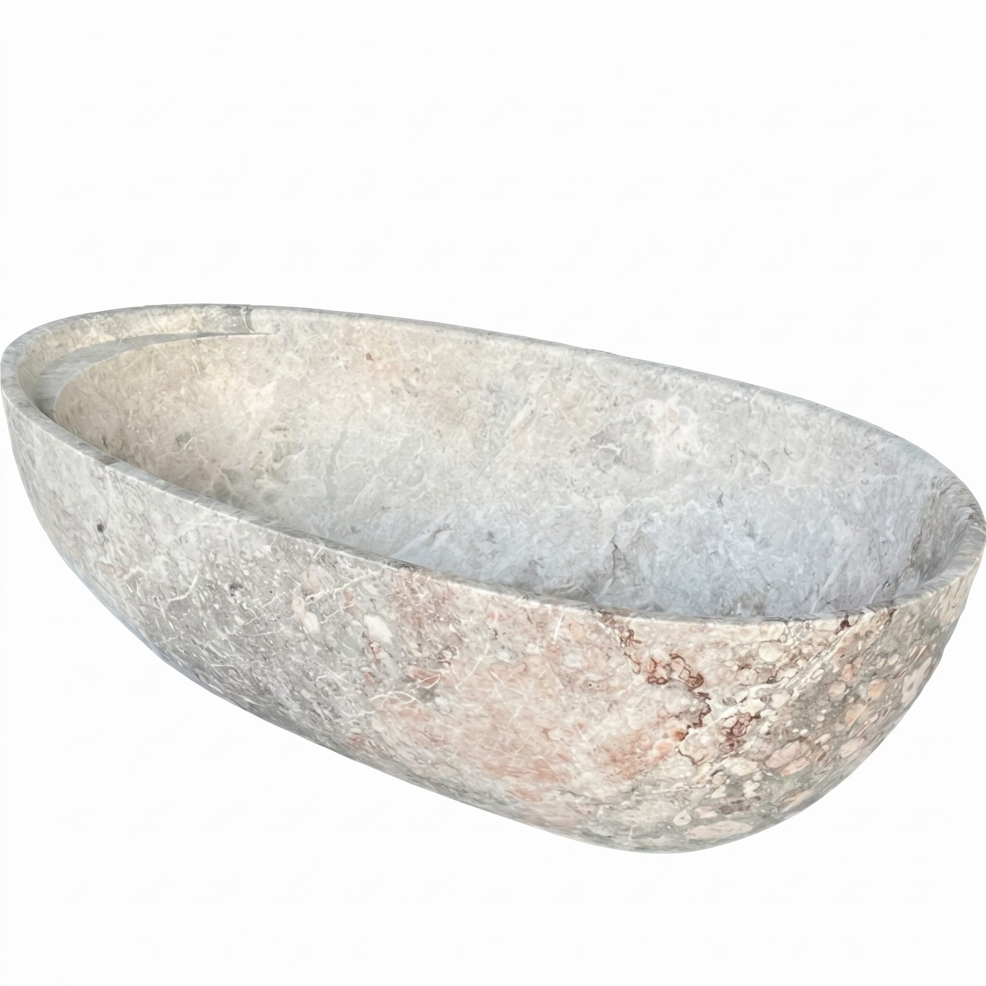 Honed Solodos Blanc Natural Marble Stone Bath. Code: MS103396