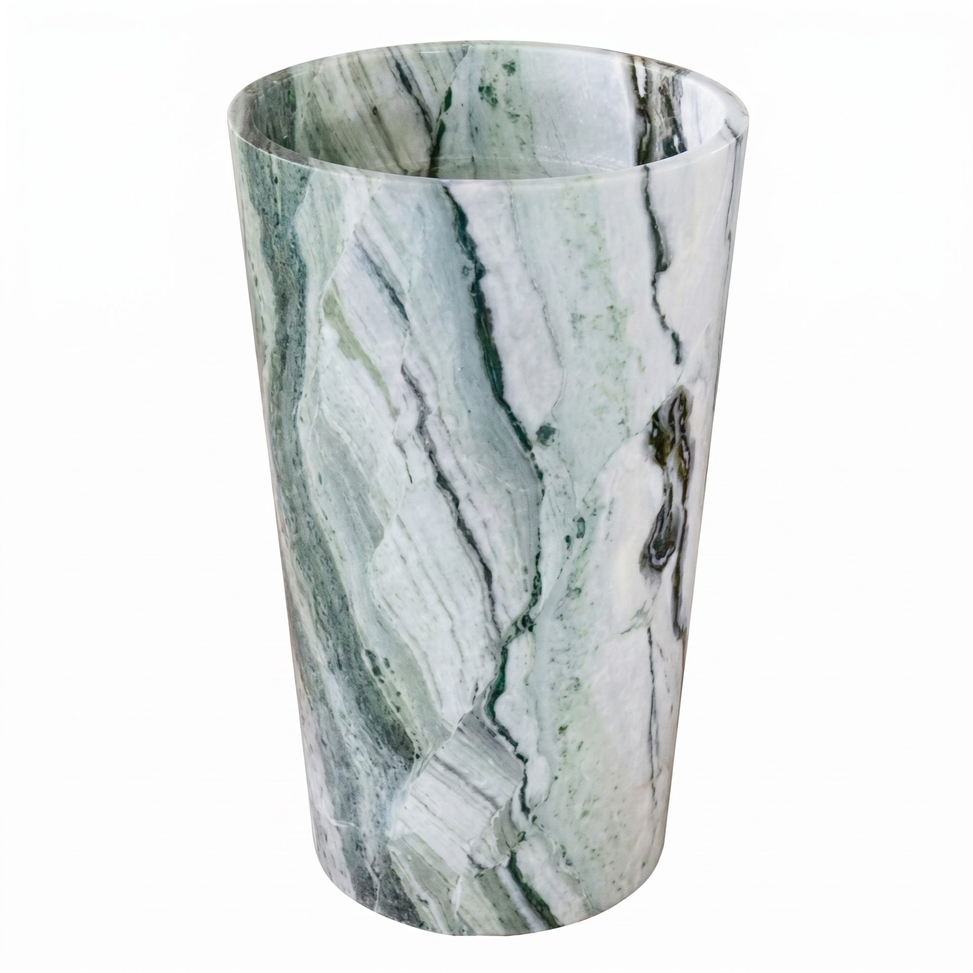 Honed Travesso Natural Marble Pedestal Basin. Code: MS103399 - Image 3