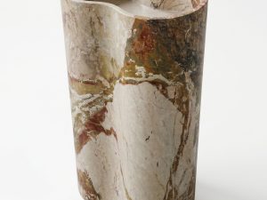 Honed Vieira Natural Marble Pedestal Basin. Code: MS103401