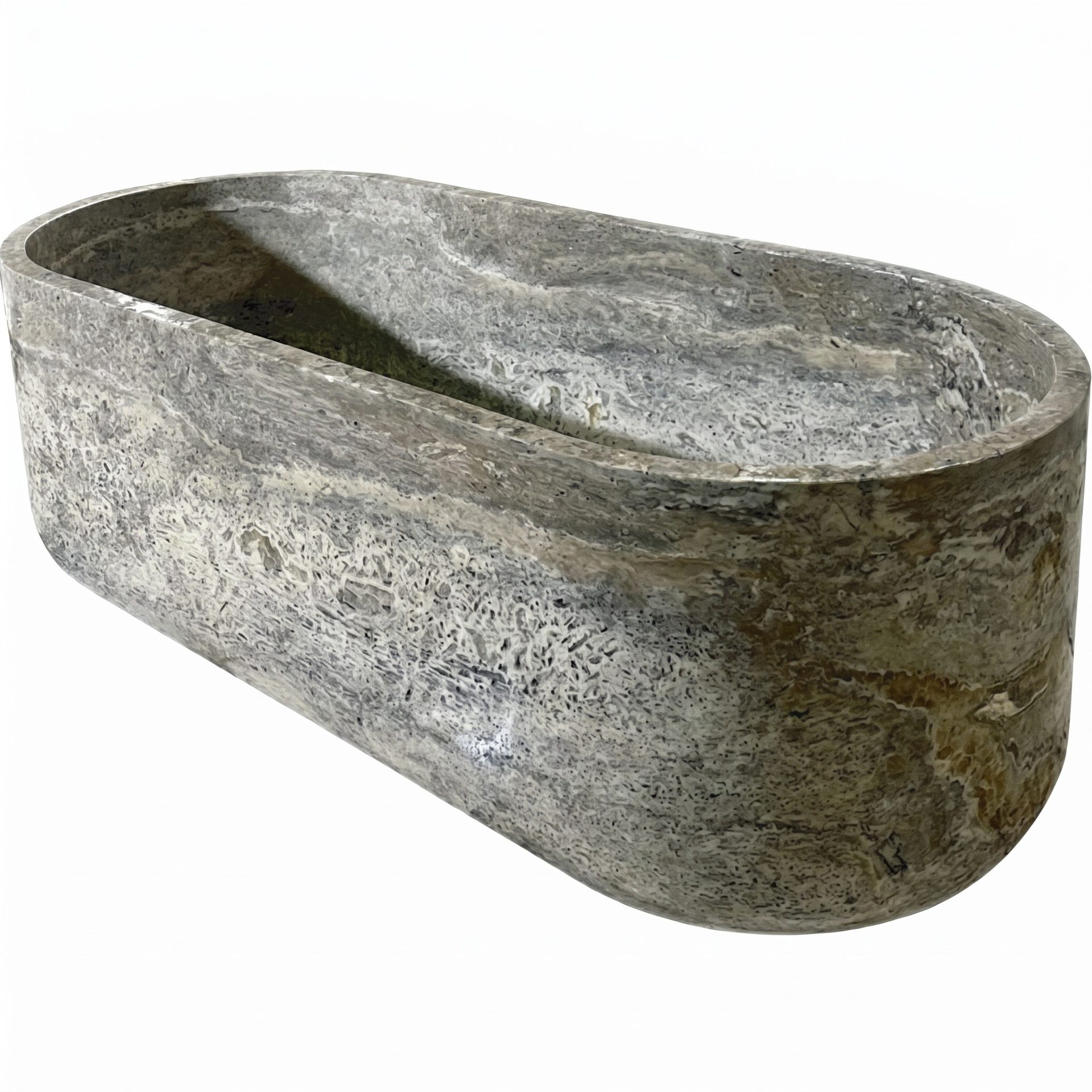 Honed Ourem Natural marble Freestanding Baths. Code: MS103406 - Image 6