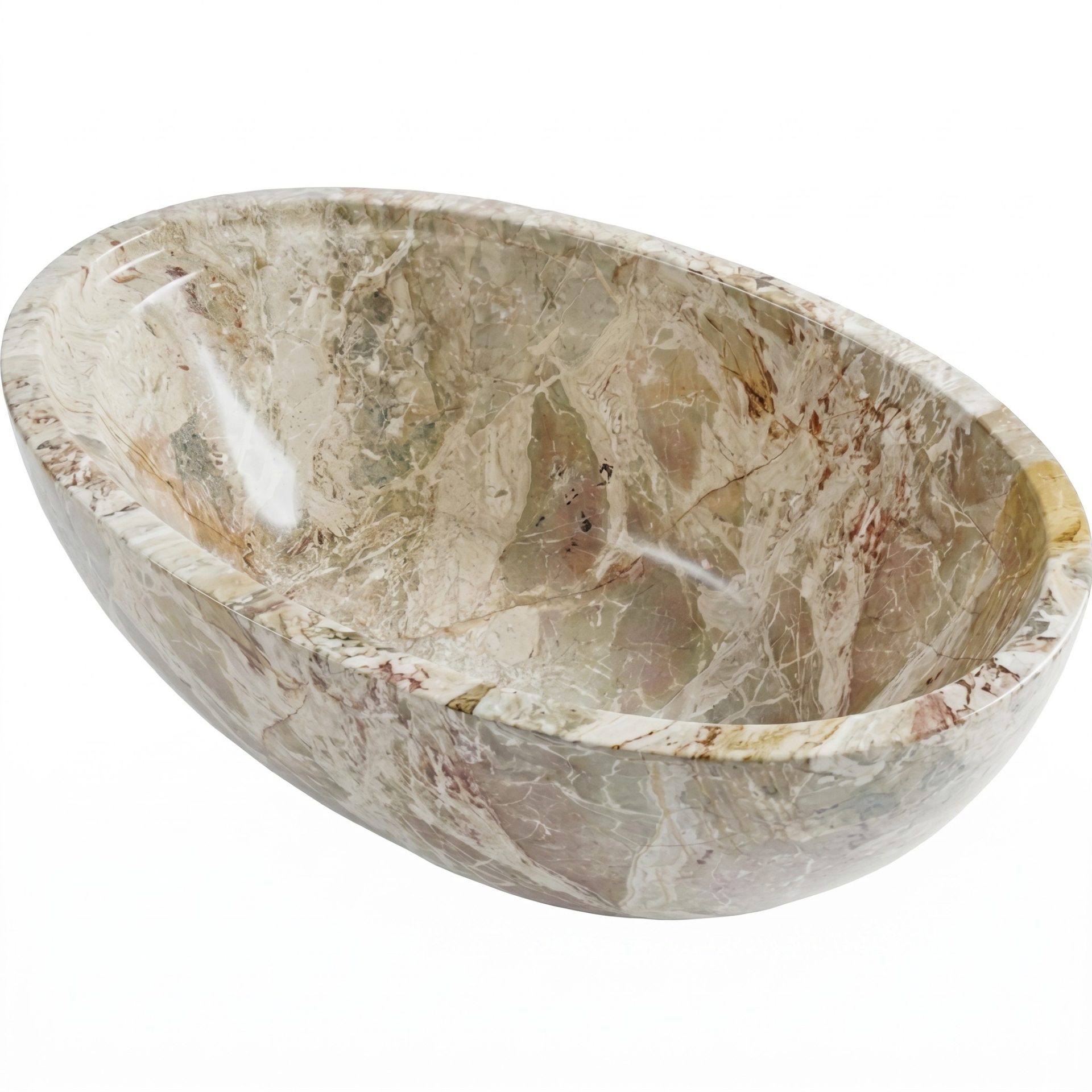 Honed Ourem Natural marble Freestanding Baths. Code: MS103406 - Image 14