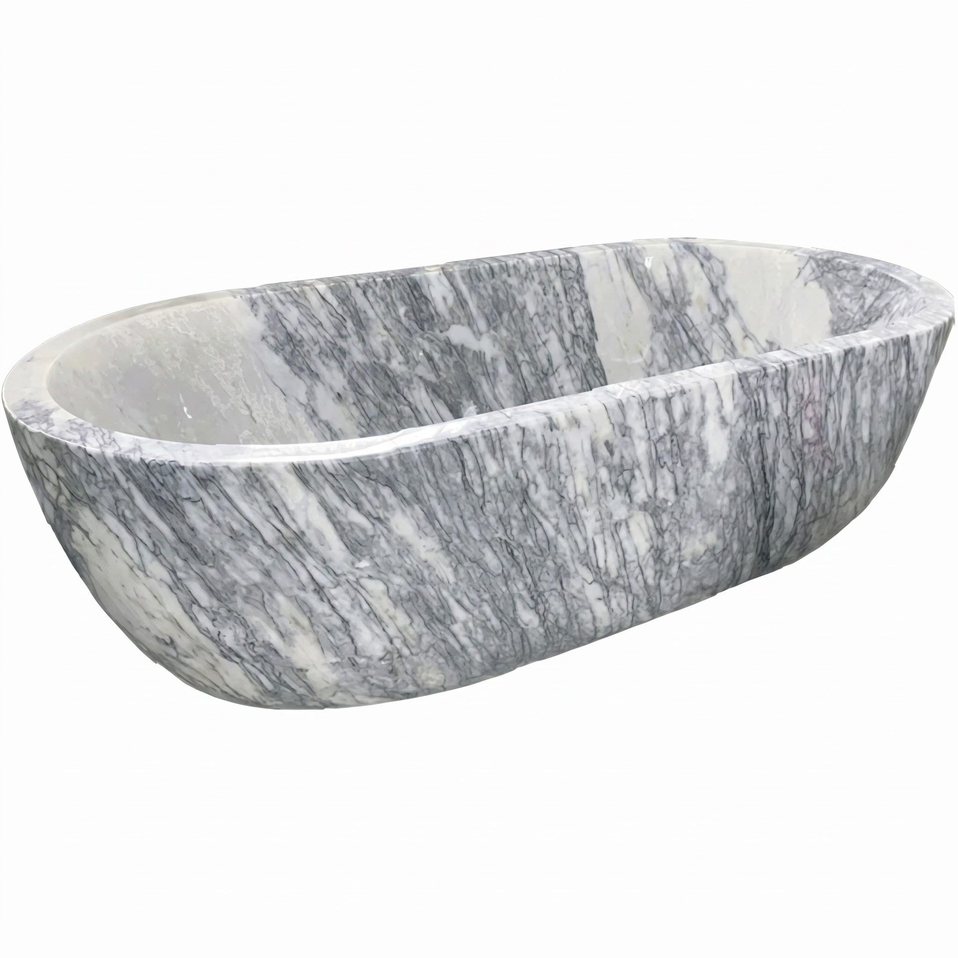 Honed Ourem Natural marble Freestanding Baths. Code: MS103406 - Image 5