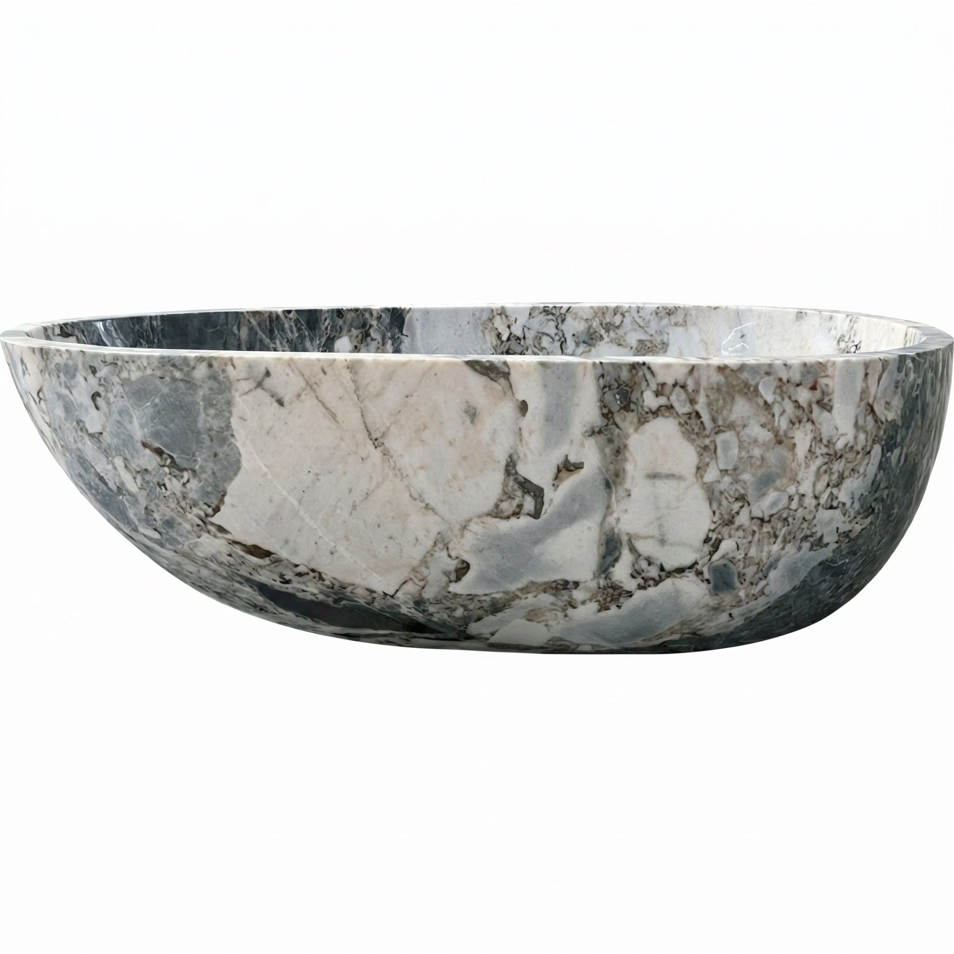 Honed Ourem Natural marble Freestanding Baths. Code: MS103406 - Image 4