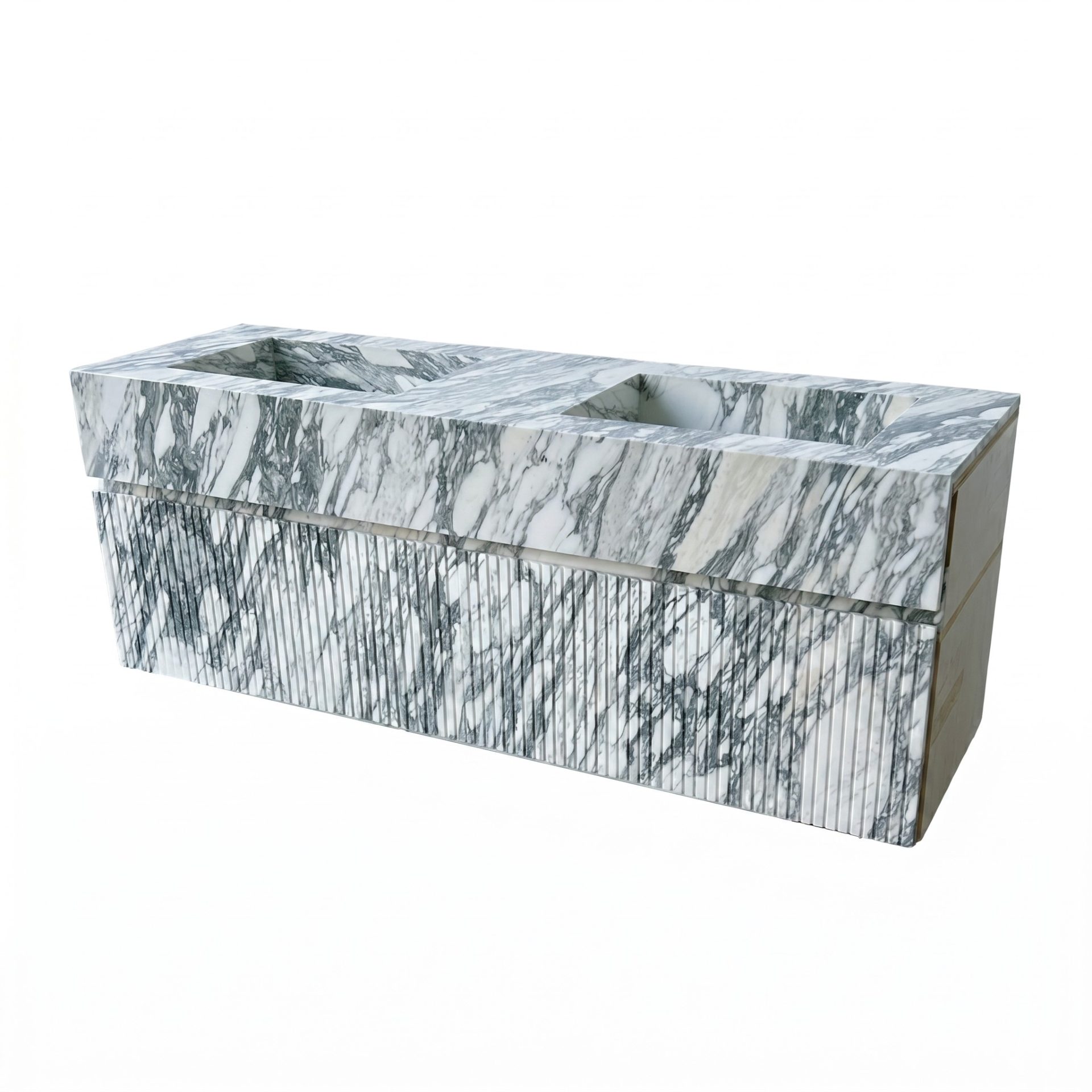 Honed Barossa Natural Marble Vanities. Code: MS103407 - Image 15