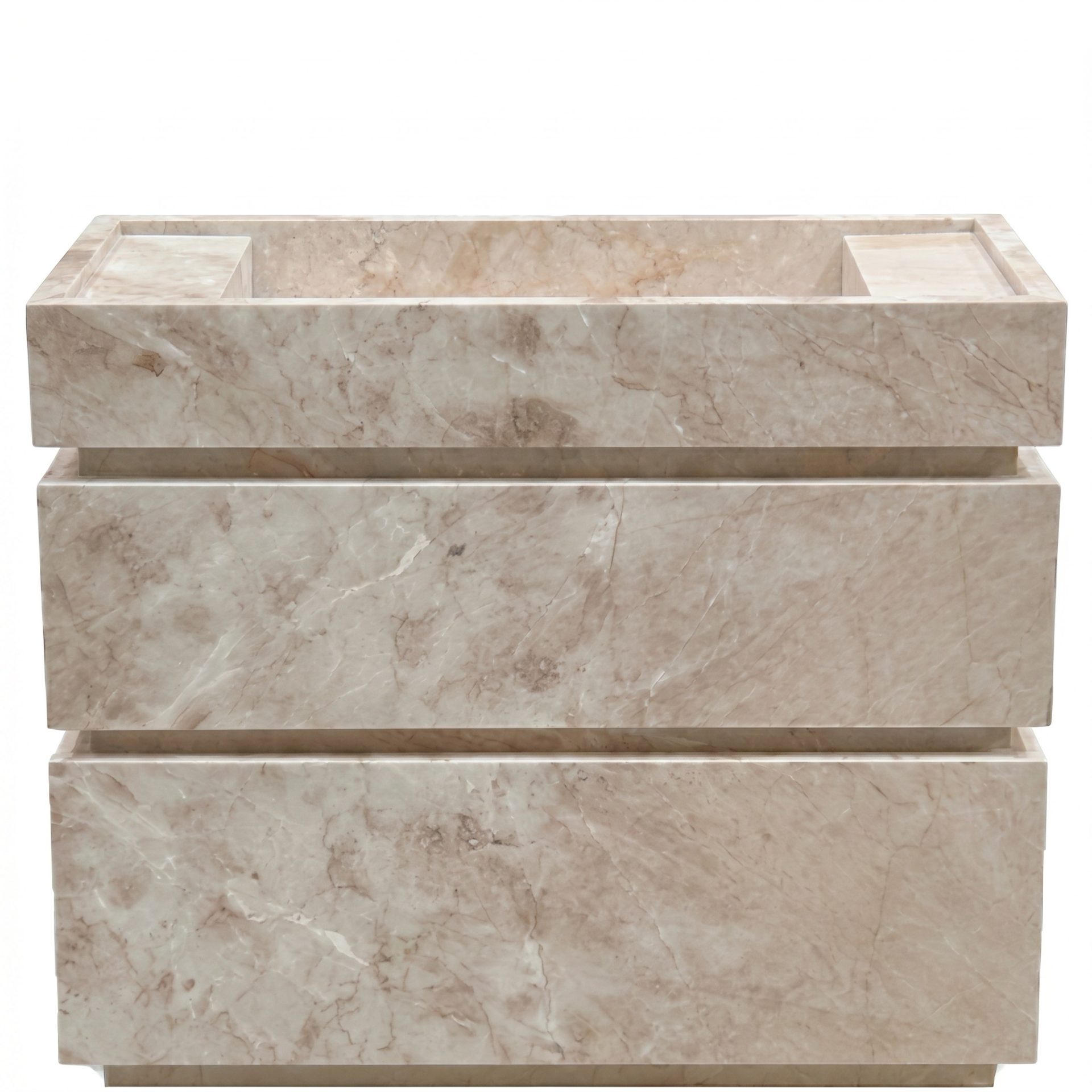 Honed Barossa Natural Marble Vanities. Code: MS103407 - Image 2
