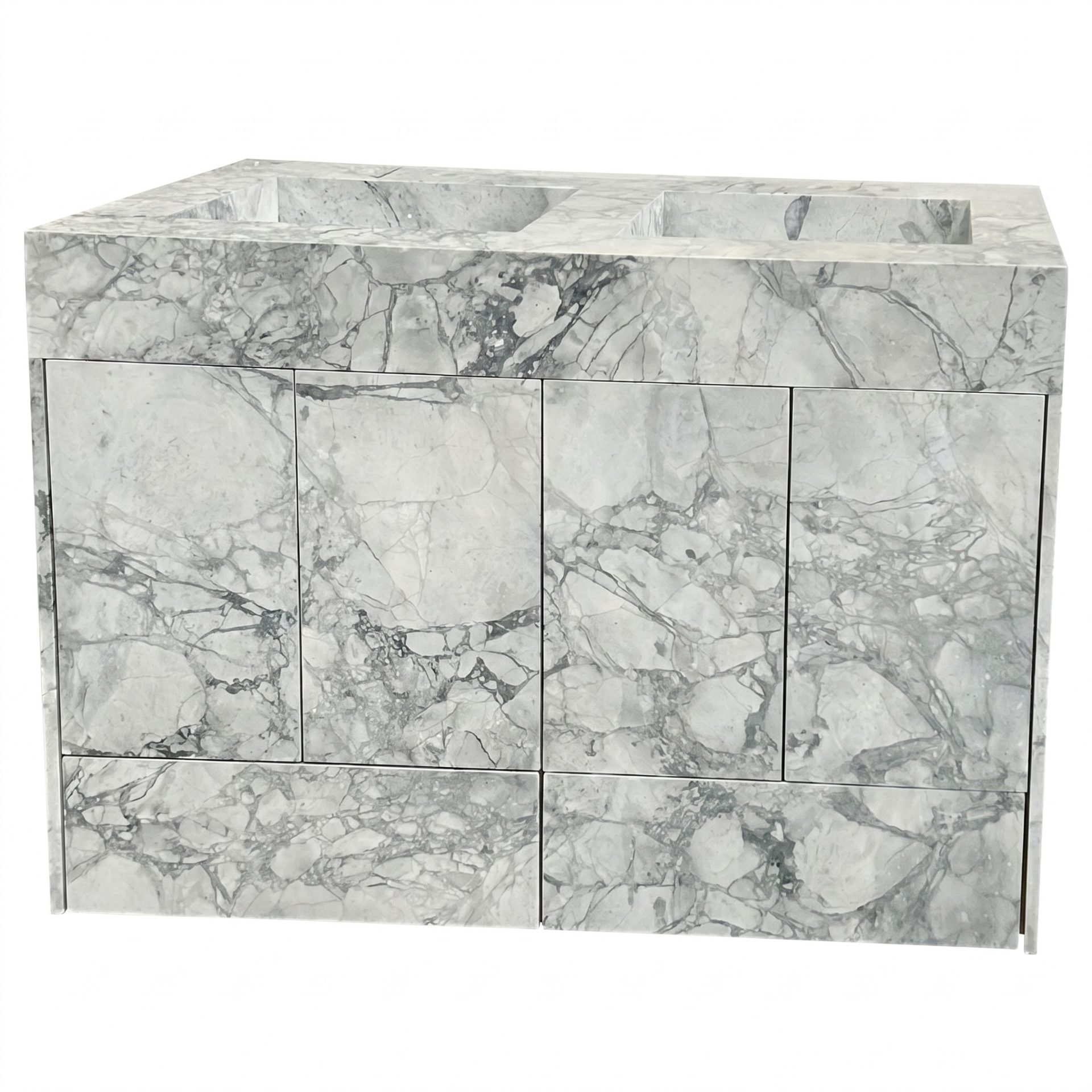 Honed Barossa Natural Marble Vanities. Code: MS103407 - Image 3