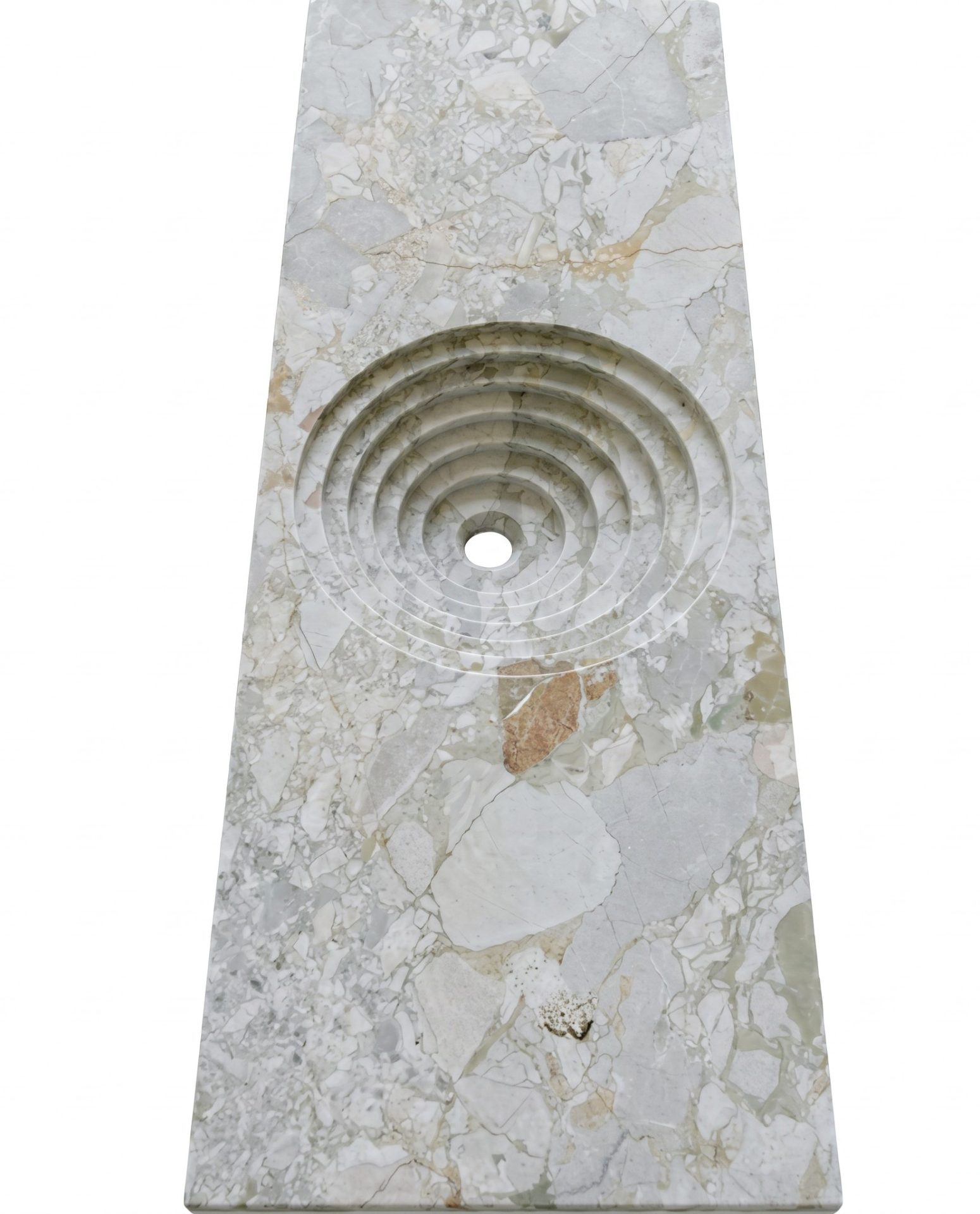 Honed Inacio Natural Marble Integrated Basin & Benchtop. Code: MS103412 - Image 3