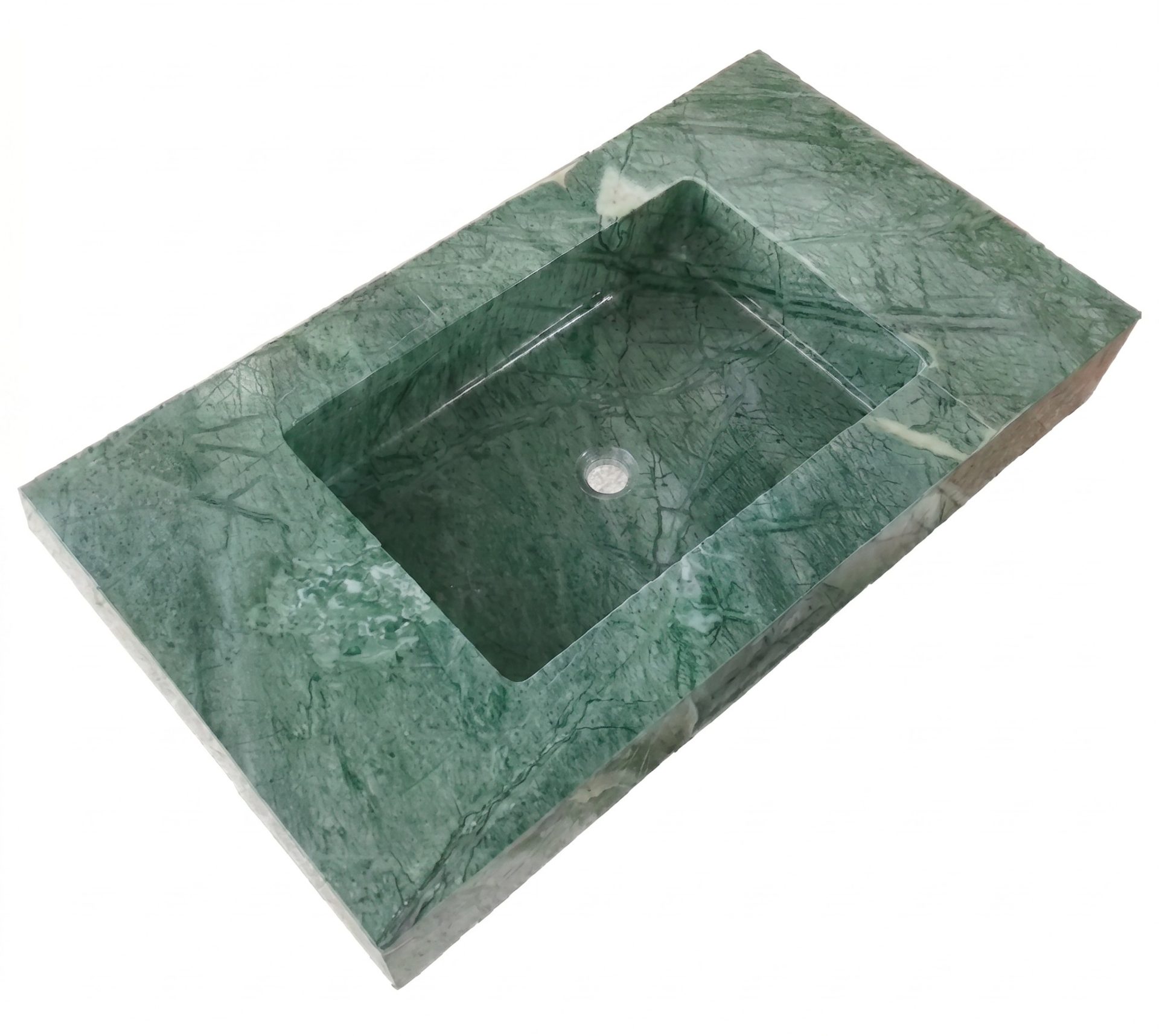 Honed Inacio Natural Marble Integrated Basin & Benchtop. Code: MS103412 - Image 4