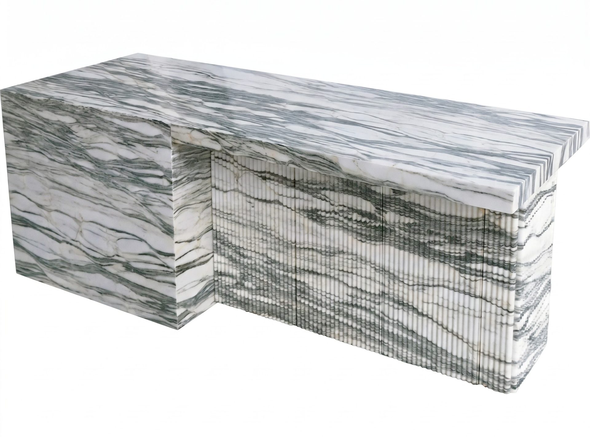 Polished Lagoa Natural Marble Kitchen Designs. Code: MS103413 - Image 7