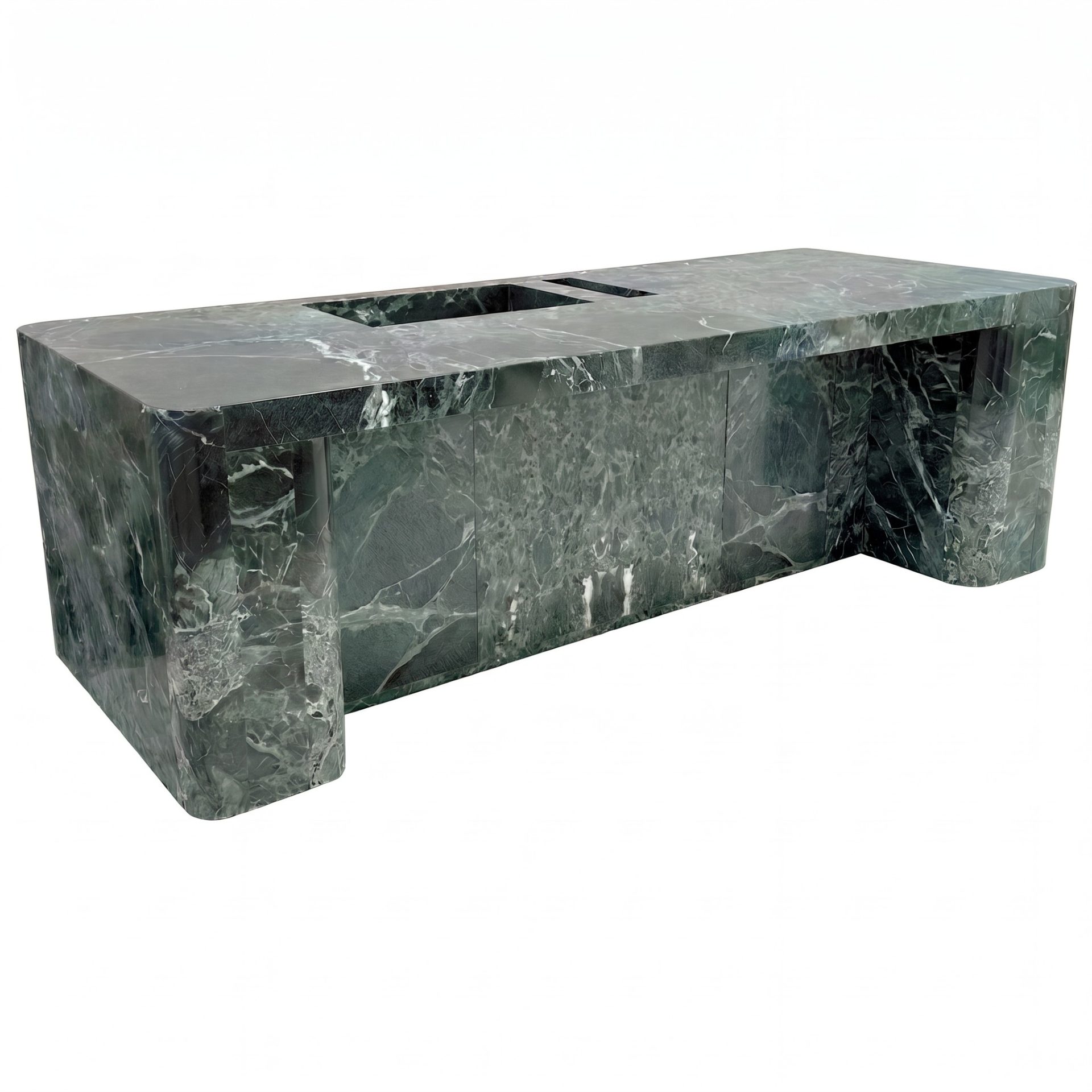 Polished Lagoa Natural Marble Kitchen Designs. Code: MS103413 - Image 10