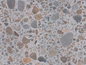 Honed Cela Grigio Terrazzo Stone Slab. 103616