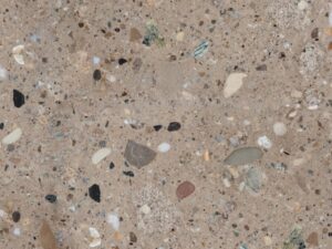 Honed Porvenir Mocha Terrazzo Stone Slab. 103621